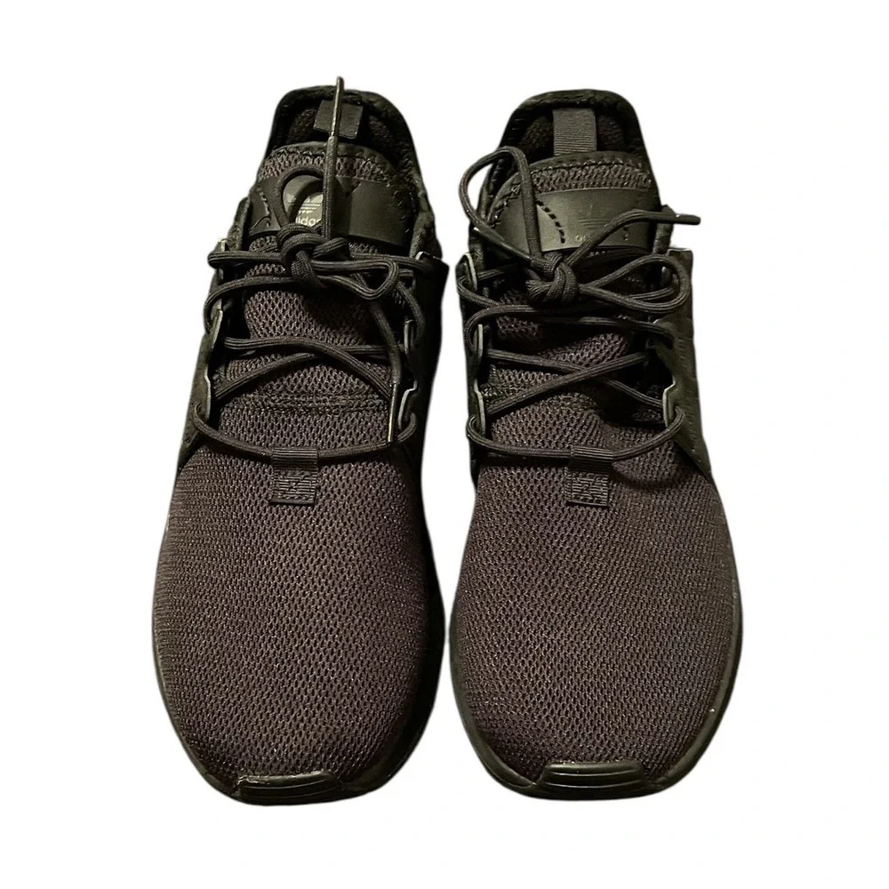 Adidas Boy's Black XPLR‎ Lace Up Slip On Sneakers Size 5